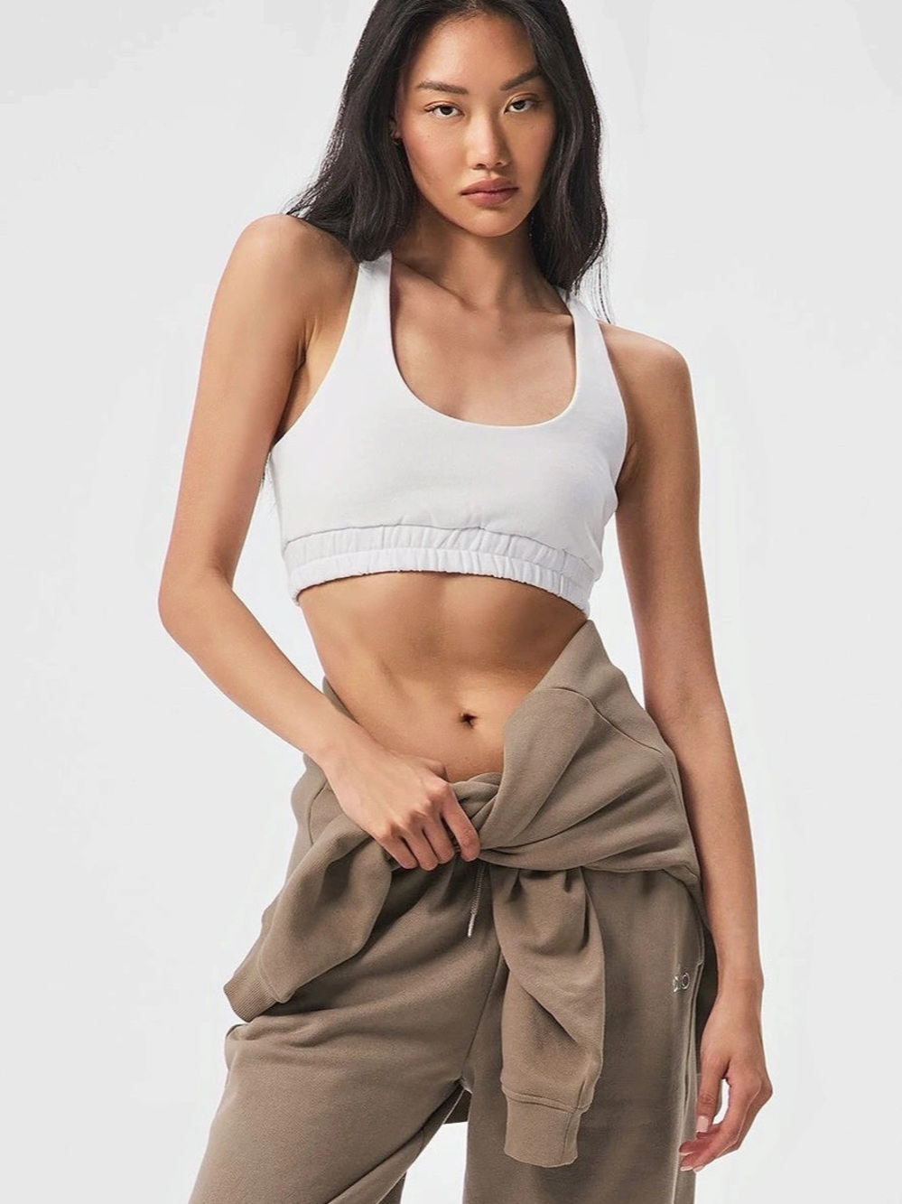 Alo yoga scoop neck sweatshirt bra Size Small